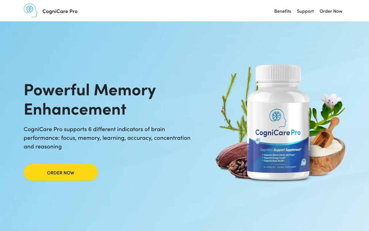 Official website of CogniCare Pro