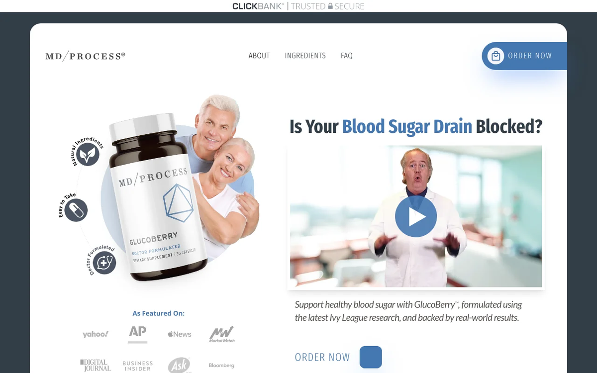 Official website of GlucoBerry