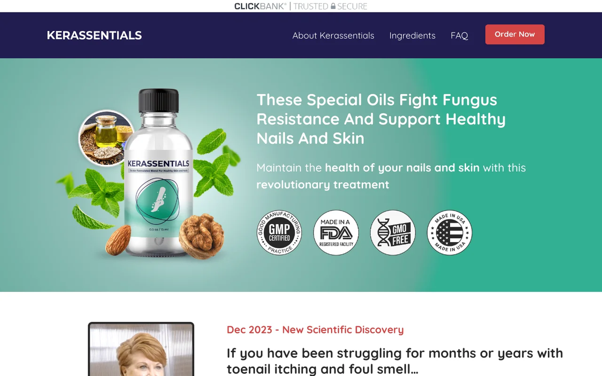 Official website of Kerassentials