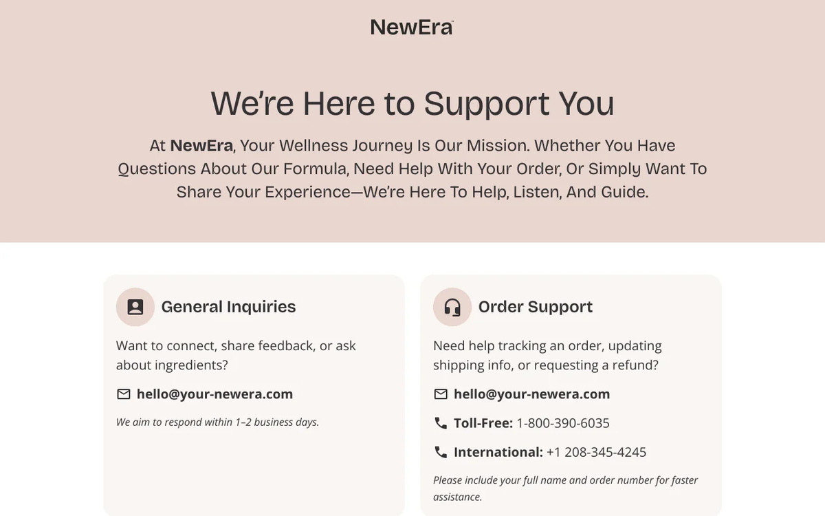 Official website of NewEra Protect