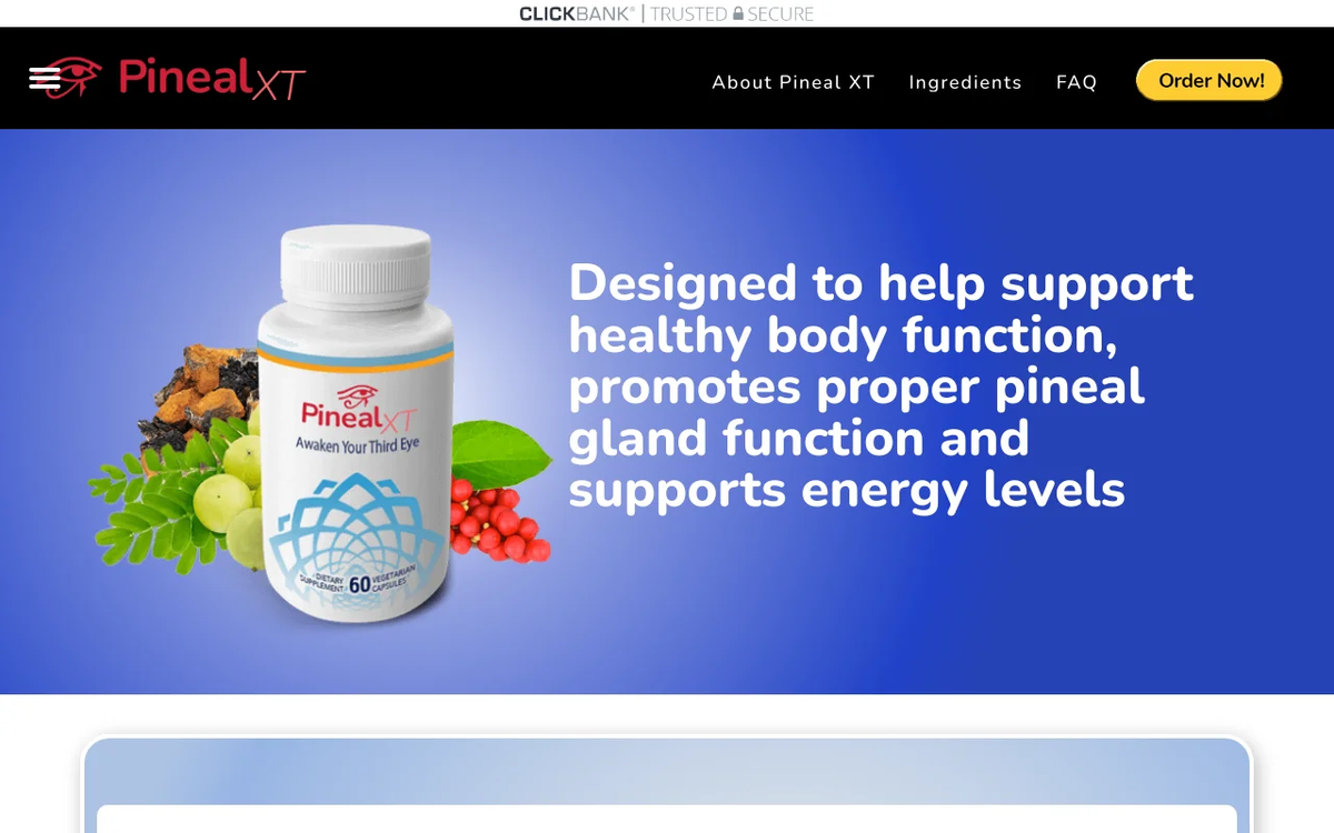Official website of Pineal XT