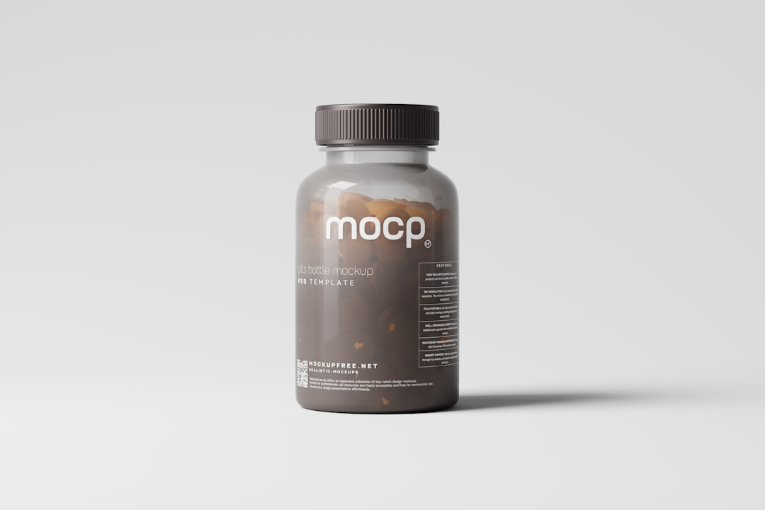 A focused beam of light dramatically illuminates a diverse arrangement of vibrant, multi-colored supplement capsules and tablets on a pristine, minimalist surface.
