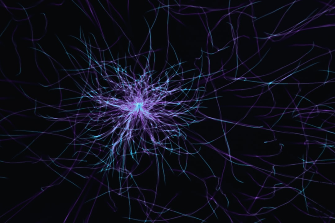 A shimmering, abstract human head profile composed of interconnected, glowing neural pathways and elegant, rhythmic energy waves radiating outwards against a deep, contemplative background.