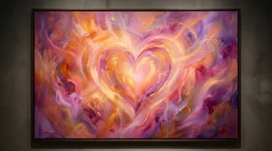 Human brain glowing showing emotional memory and cognition.